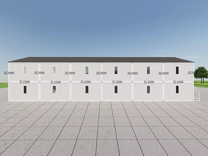 Koreaanse slaapzaal voor werknemers, snelle gedeelde containerruimte