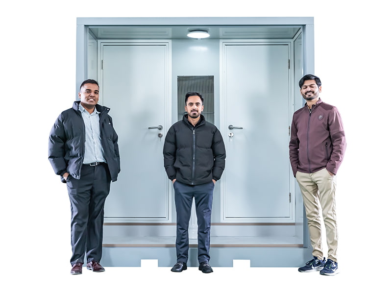 Draagbaar buitentoilet voor twee personen