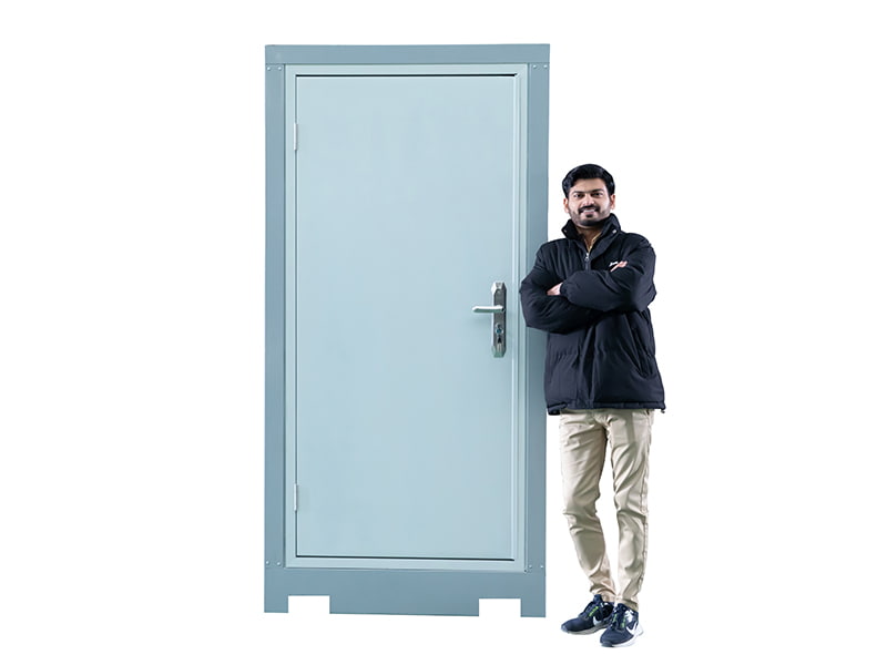 Draagbaar toilet voor één persoon buiten