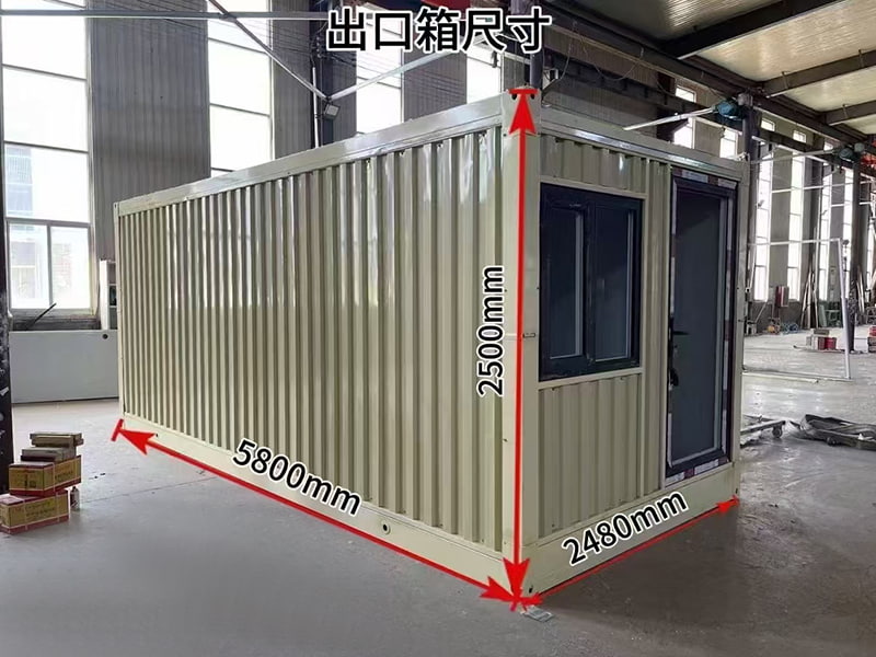 Grote gegolfde opvouwbare containerruimte