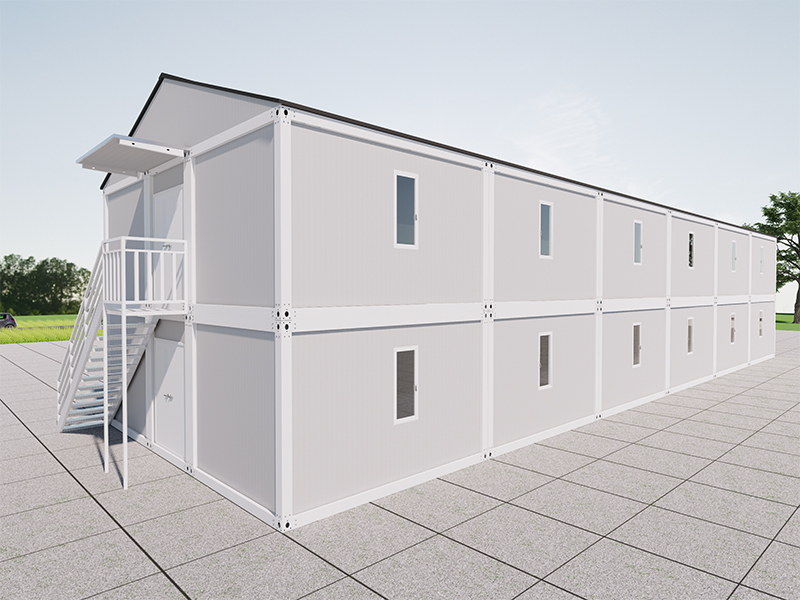 Koreaanse slaapzaal voor werknemers, snelle gedeelde containerruimte