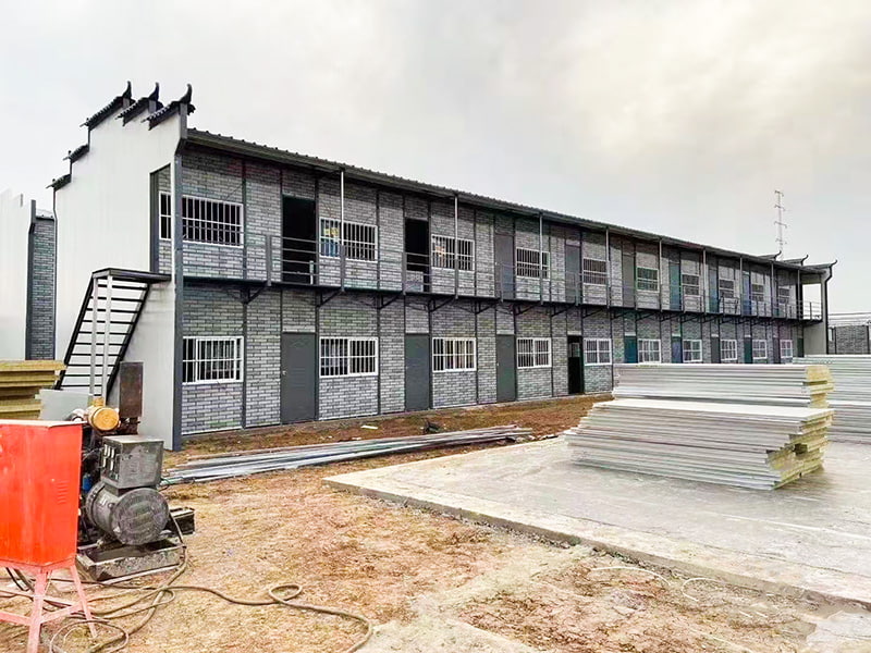 K-type modulair huis met dakbedekking