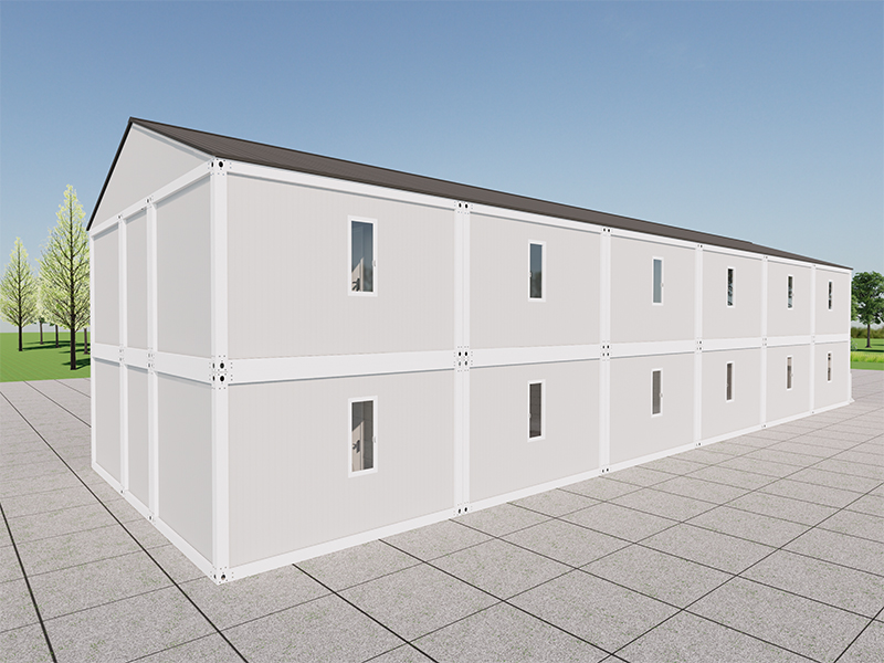 Koreaanse slaapzaal voor werknemers, snelle gedeelde containerruimte