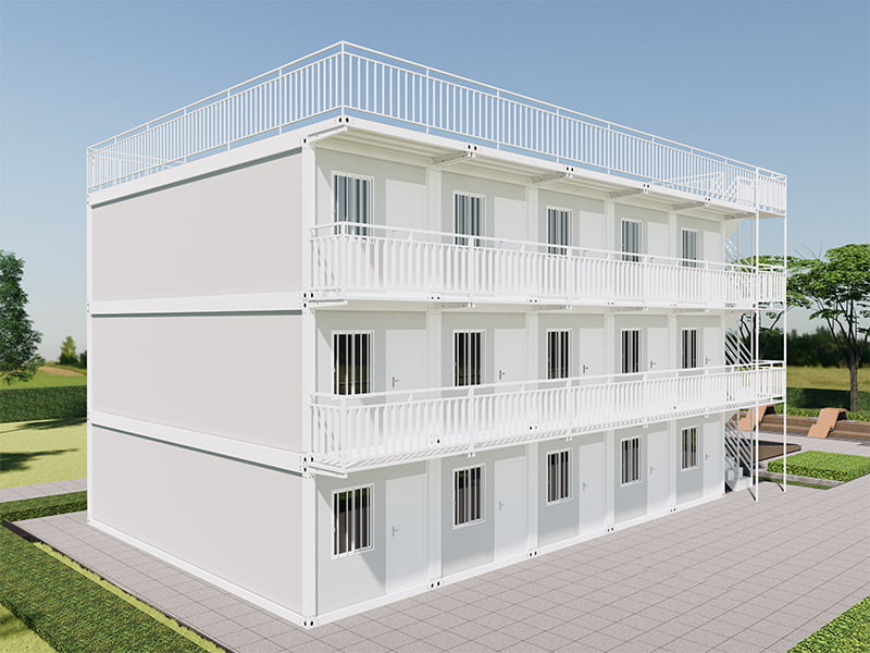 Vietnam Homestay-gebouw Snel gemonteerde containerruimte