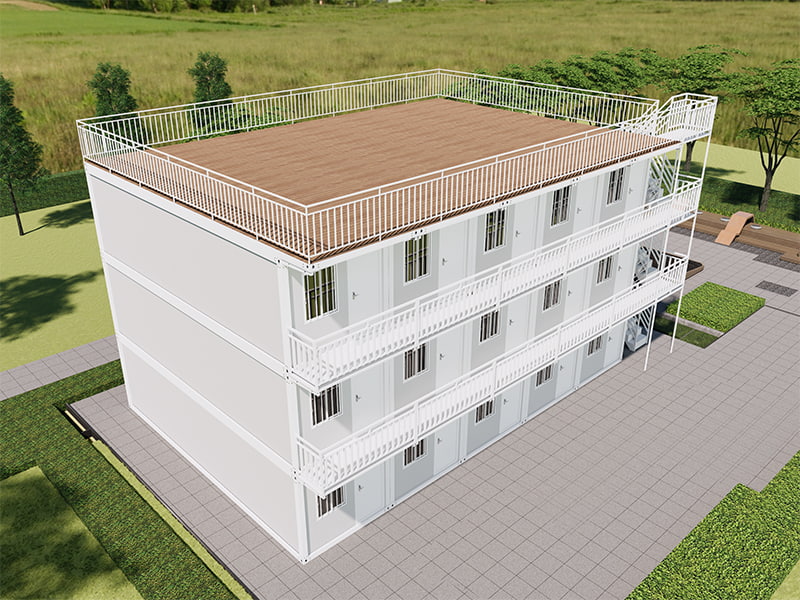 Vietnam Homestay-gebouw Snel gemonteerde containerruimte