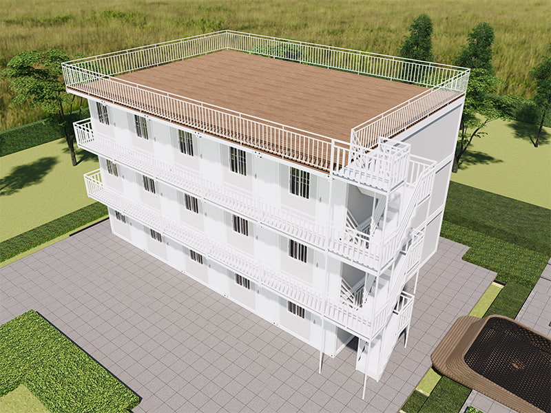 Vietnam Homestay-gebouw Snel gemonteerde containerruimte