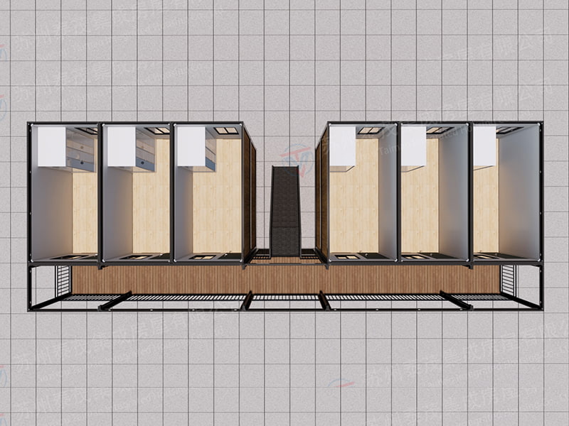 Filippijnse, snel te monteren containerruimte in hotelstijl