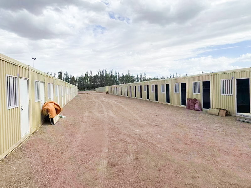 Grote gegolfde opvouwbare containerruimte