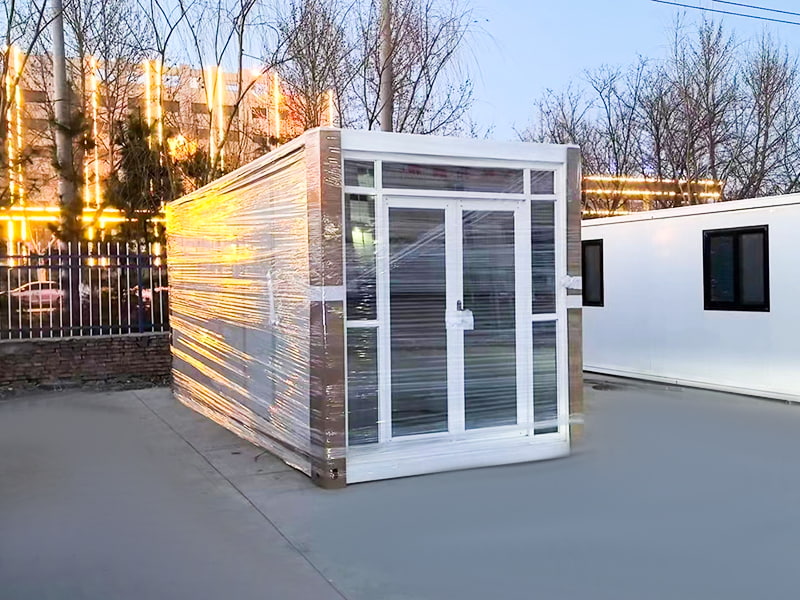 Residentiële uitbreidbare containerruimte met dubbele vleugels